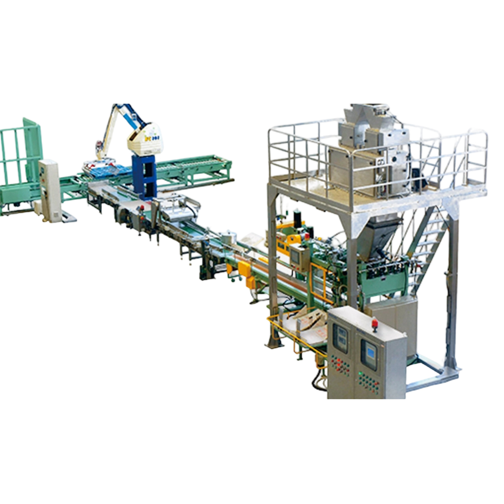 Macchina di imballaggio automatica per l'alimentazione del sacco